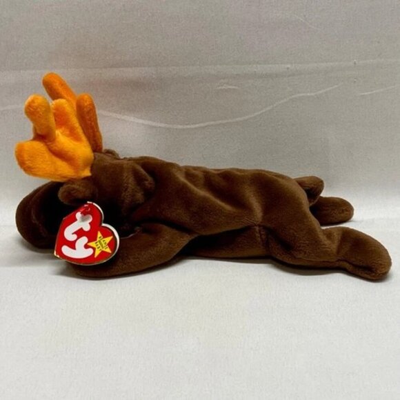 Ty Beanie Baby Original Chocolate 1993 Retired P .E. Pellets Error Red Stamp 205 - Picture 2 of 16